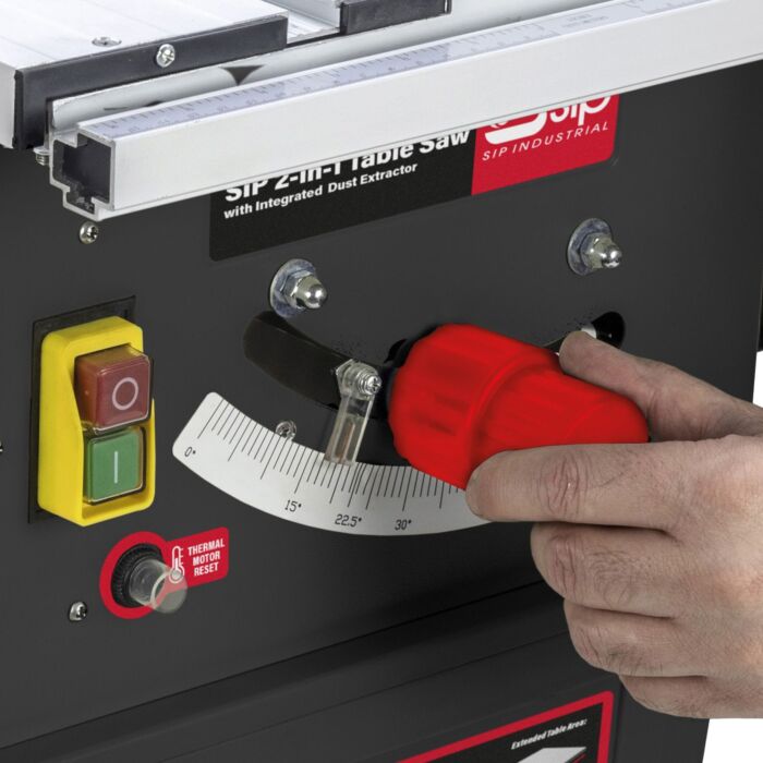 Sip 2-in-1 Table Saw With Integrated Dust Extractor