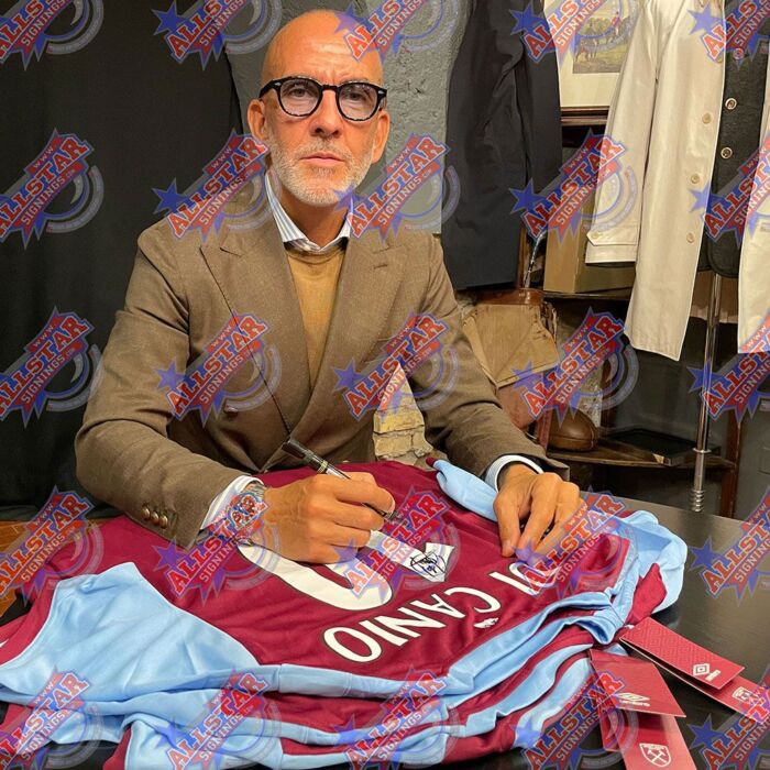 West Ham United Fc Di Canio Signed Shirt