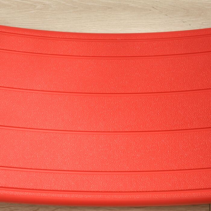 Zonekiz Balance Board Kids Wobble Board, Stepping Stone, Montessori Toy For Children, Nursery Toy, For Ages 3-6 Years, 82 X 27.5 X 19.5cm - Red