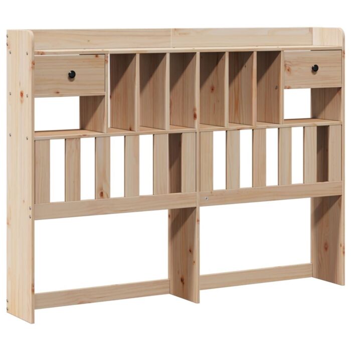 Vidaxl Bookcase Bed Without Mattress 140x190 Cm Solid Wood Pine
