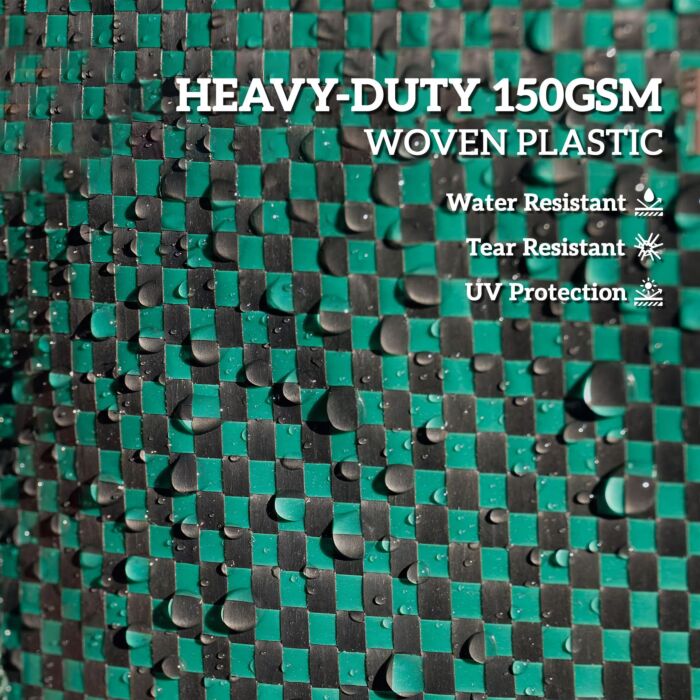 Outsunny Garden Waste Bags, 272l X 3 Heavy Duty Garden Bags, Foldable And Reusable Garden Sacks With Handles For Collecting Garden Waste, Plant Waste Grass And Leaves, Green
