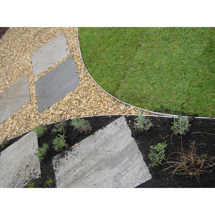 Swift Edge Garden Edging - 12m Pack - Brown