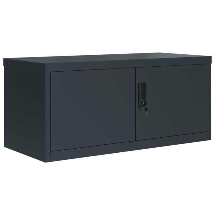 Vidaxl File Cabinet Anthracite 90x40x220 Cm Steel