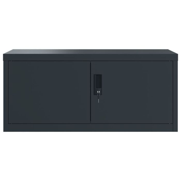 Vidaxl File Cabinet Anthracite 90x40x220 Cm Steel
