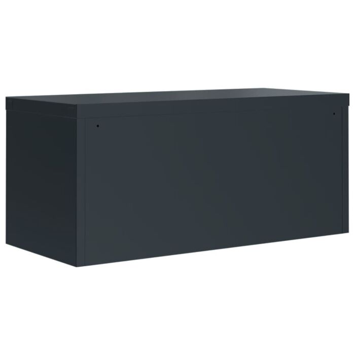 Vidaxl File Cabinet Anthracite 90x40x220 Cm Steel