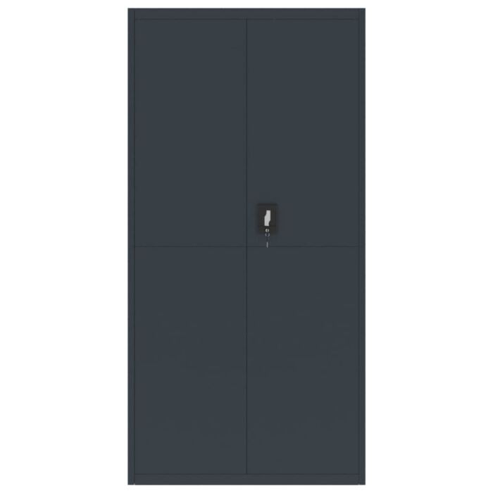 Vidaxl File Cabinet Anthracite 90x40x220 Cm Steel