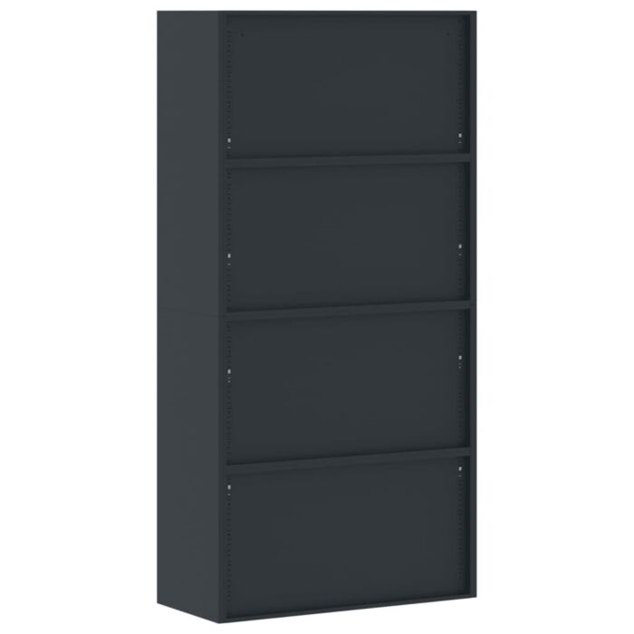 Vidaxl File Cabinet Anthracite 90x40x220 Cm Steel