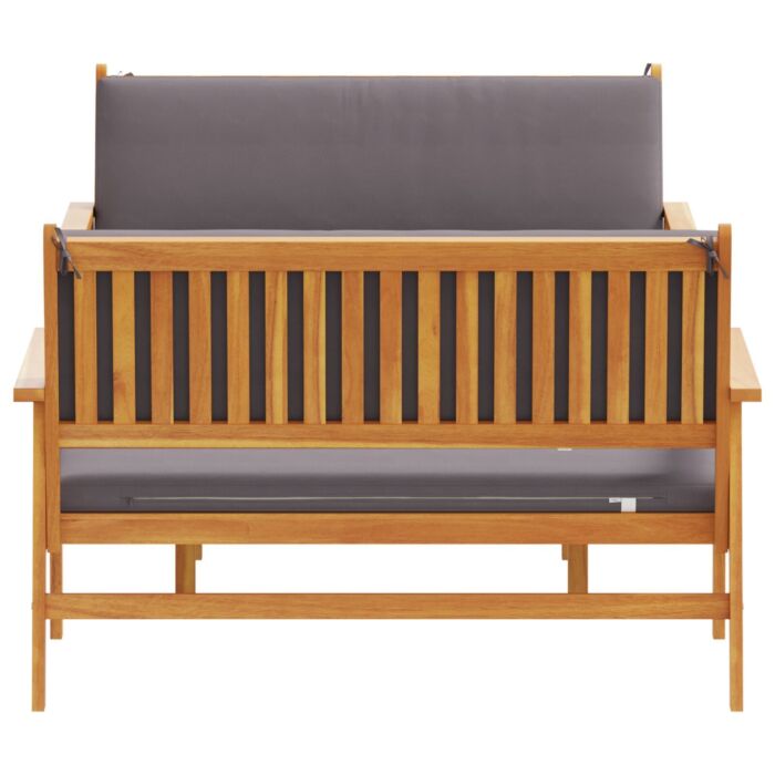 Vidaxl 3 Piece Garden Sofa Set With Cushions Solid Wood Acacia