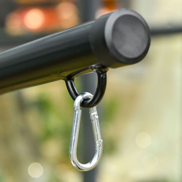 Outsunny Hanging Hammock Stand Hammock Chair Stand C Stand Steel Heavy Duty Stand For Air Porch Swing Chair (only Construction)