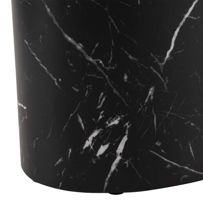 Mice Oval Coffee Table Set In Black
