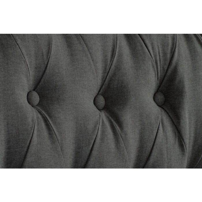 Valentino Double Bed Charcoal