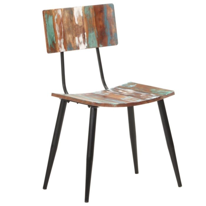Vidaxl Dining Chairs 4 Pcs Solid Reclaimed Wood