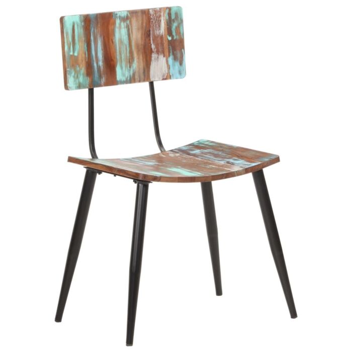 Vidaxl Dining Chairs 4 Pcs Solid Reclaimed Wood