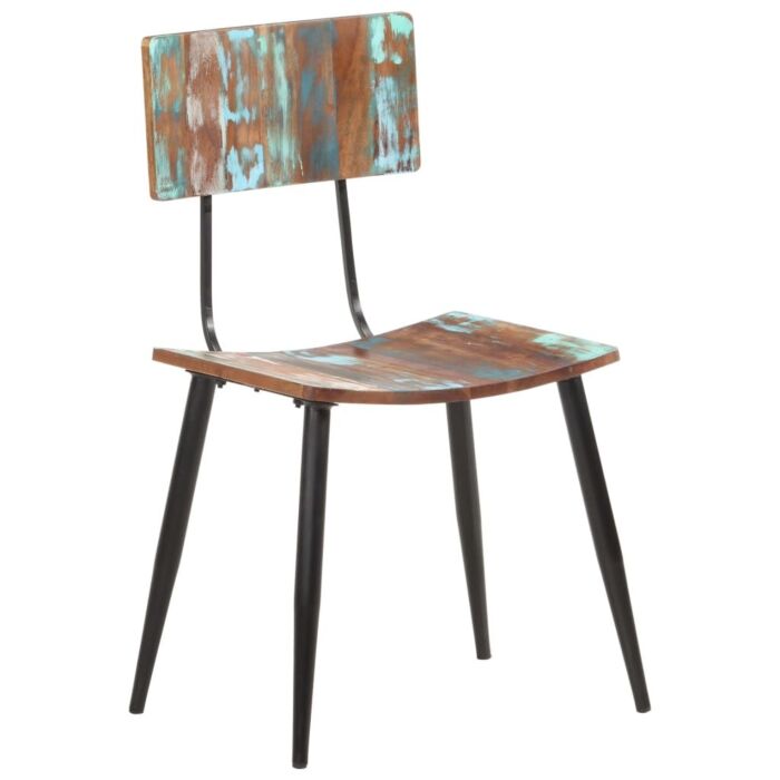 Vidaxl Dining Chairs 4 Pcs Solid Reclaimed Wood