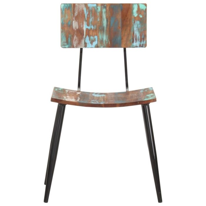 Vidaxl Dining Chairs 4 Pcs Solid Reclaimed Wood