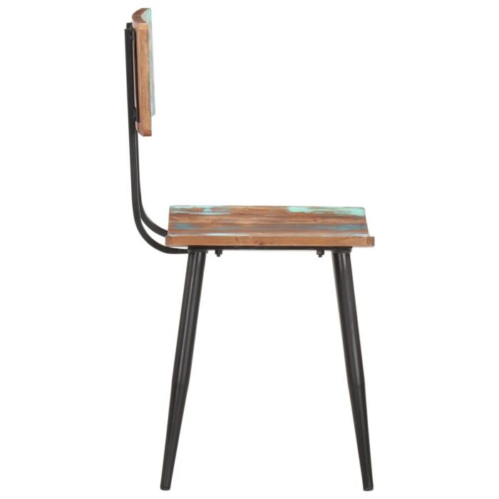 Vidaxl Dining Chairs 4 Pcs Solid Reclaimed Wood