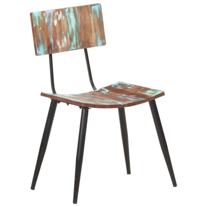 Vidaxl Dining Chairs 4 Pcs Solid Reclaimed Wood