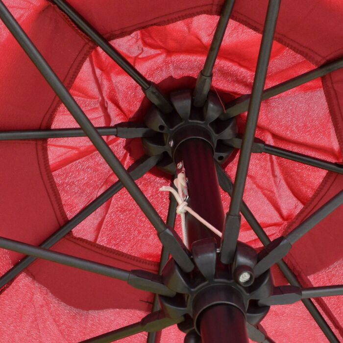 Outsunny Φ2.6m Umbrella Parasol-red