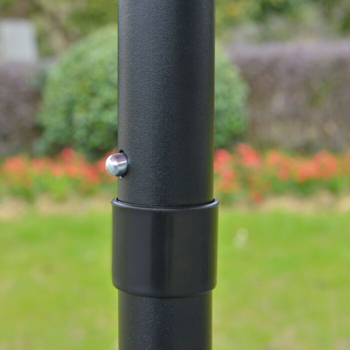 Outsunny Φ2.6m Umbrella Parasol-red