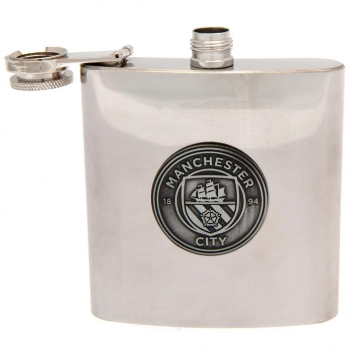 Manchester City Fc Hip Flask