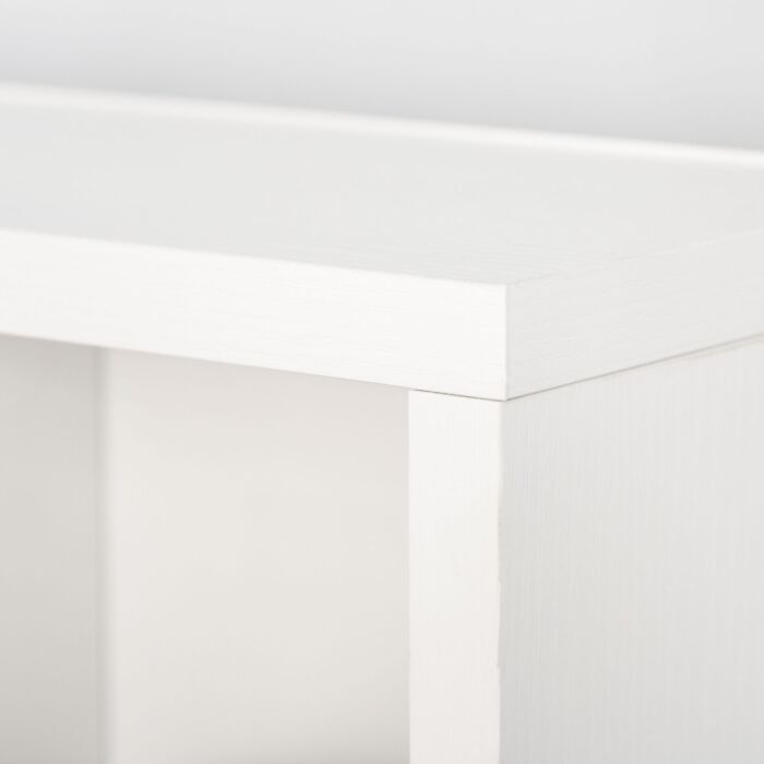 Homcom 480 Cd / 312 Dvd Storage Shelf Rack Media Storage Unit Shelves Racks Wooden Bookcase Display Unit With 4 Adjustable Shelves White