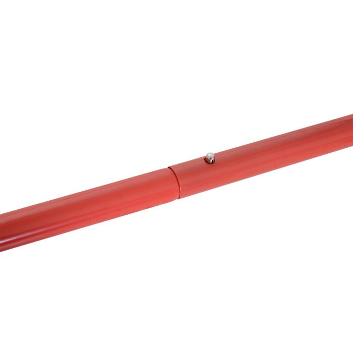 Homcom Rebounder Net W/pe Mesh Metal Tube, 96w X 80d X 96hcm- Red And Black