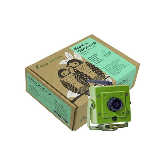 Green Feathers Bird Feeder Camera Bundle With Wifi Connection