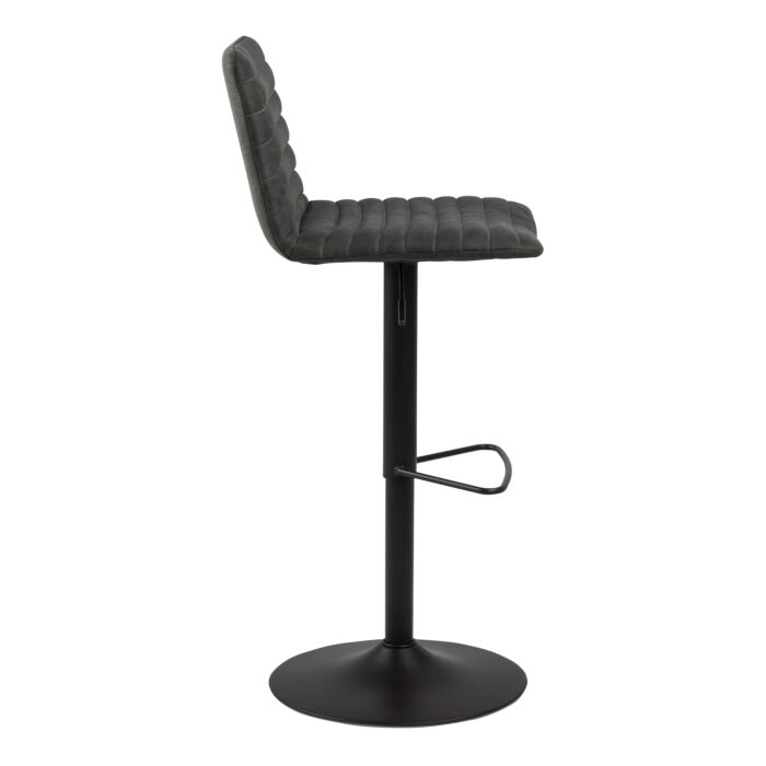 Kimmy Bar Stool In Grey Fabic Set Of 2