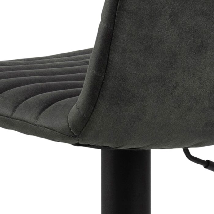 Kimmy Bar Stool In Grey Fabic Set Of 2