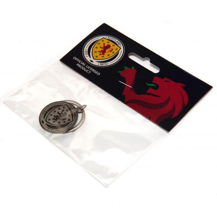 Scottish Fa Antique Silver Crest Keyring