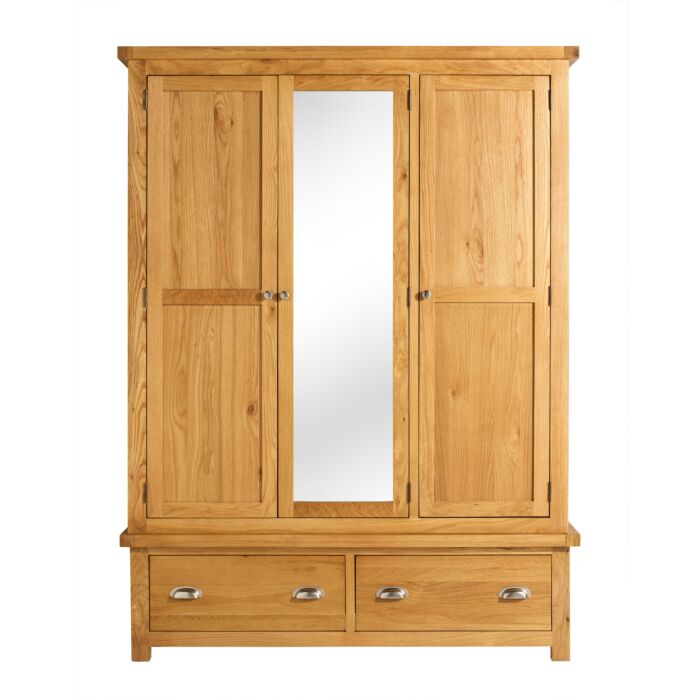 Woburn 3 Door 2 Drawer Wardrobe Oak