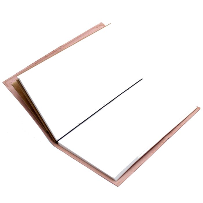 Handmade Leather Journal - Good Ideas And Other Dreams - Grey (80 Pages)