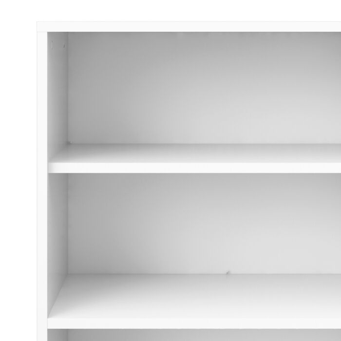 Prima Bookcase 4 Shelves In White