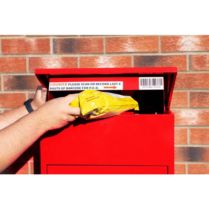 Red Parcel Post Box