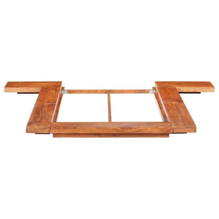 Vidaxl Japanese Futon Bed Frame Without Mattress Solid Wood 100x200 Cm