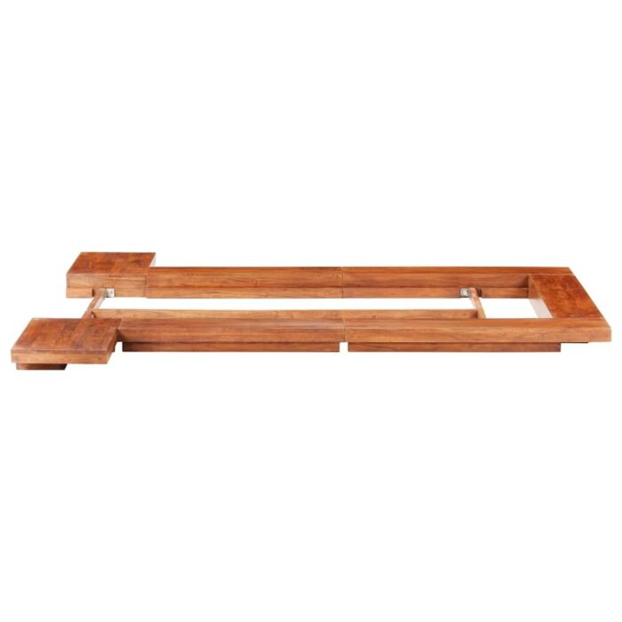 Vidaxl Japanese Futon Bed Frame Without Mattress Solid Wood 100x200 Cm