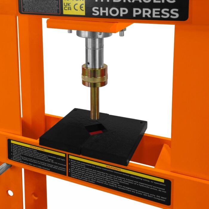 Hydraulic Shop Press With Gauge – 10 Tonne