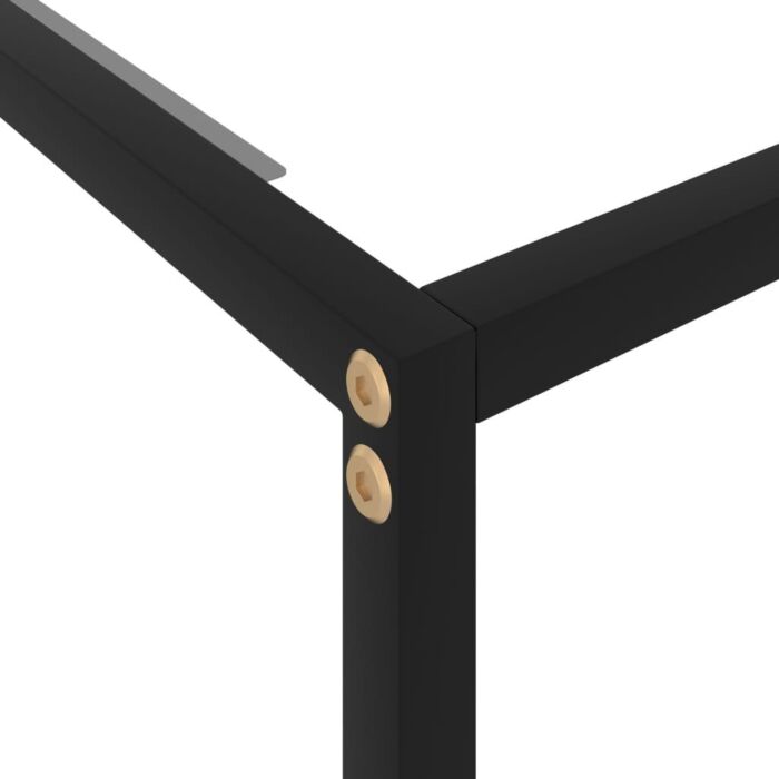 Vidaxl Console Table Transparent 80x35x75 Cm Tempered Glass