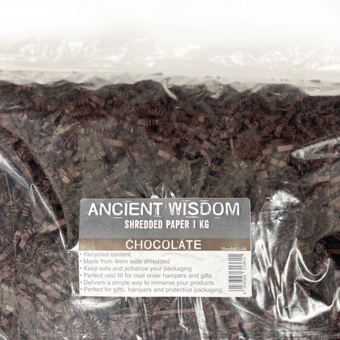 Sizzlepak Shredded Paper - Chocolate (1kg)