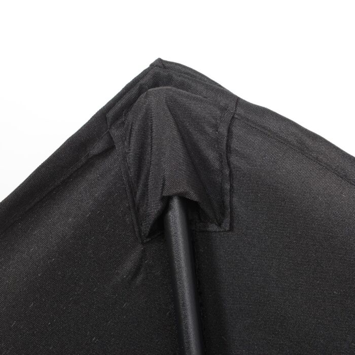 Outsunny Parasols Umbrellas 2m Patio Outdoor Sun Shade With 6 Sturdy Ribs For Balcony, Bench, Black