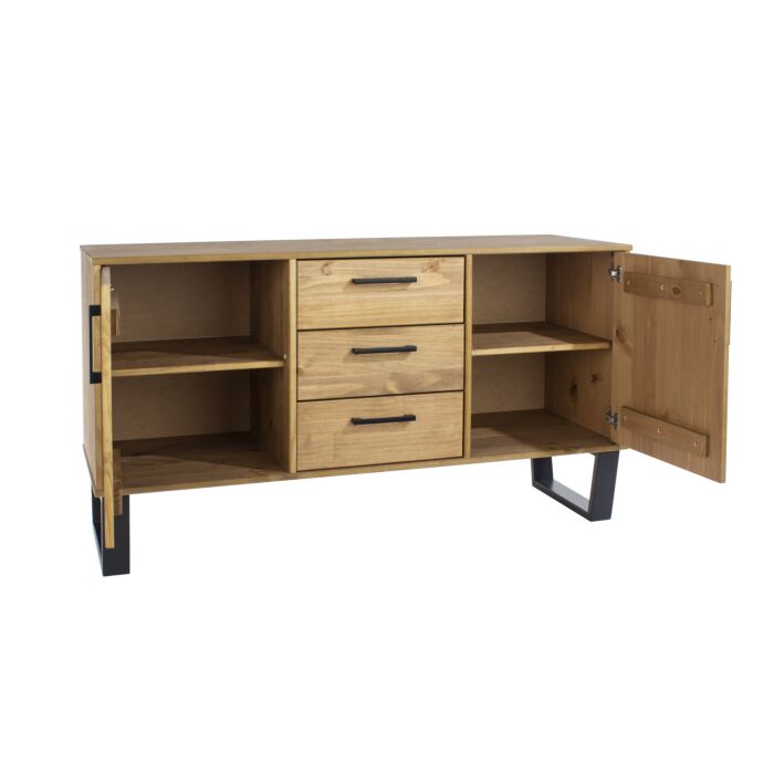 Texas Medium Sideboard With 2 Doors, 3 Drawers