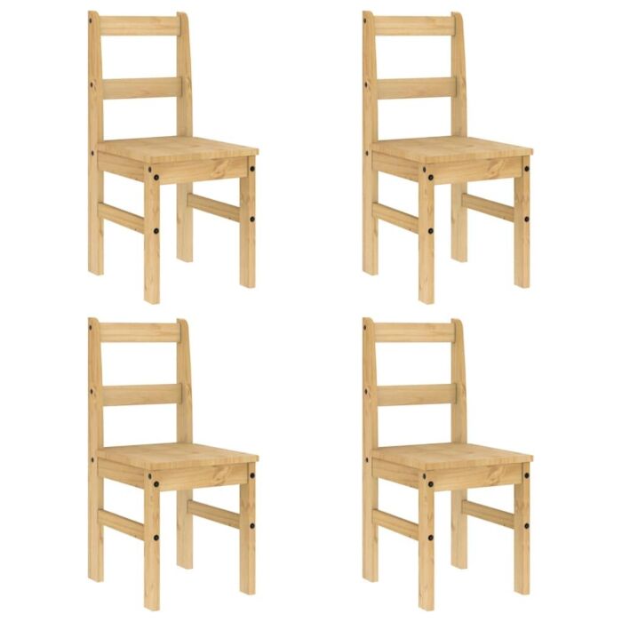 Vidaxl 5 Piece Dining Set Panama Solid Wood Pine