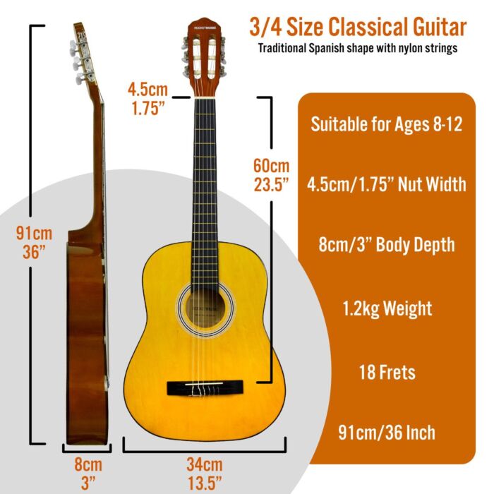 Xf 3/4 Size Classical Guitar Pack