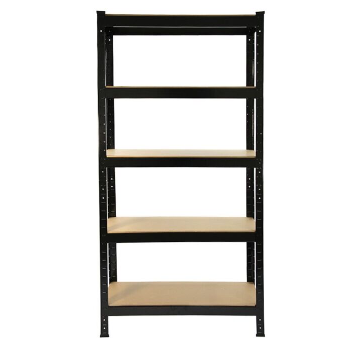Monster Racking T-rax Heavy Duty Shelving Units, Black, 75cm W, 30cm D, Set Of 4