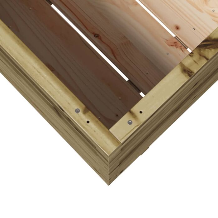 Vidaxl Garden Planter 80x80x72 Cm Impregnated Wood Pine