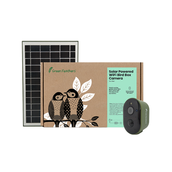 Solar Powered Wifi Bird Box Camera