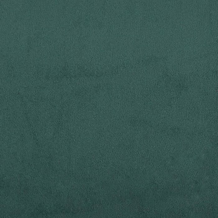 Vidaxl Box Spring Bed With Mattress Dark Green 80x200 Cm Velvet