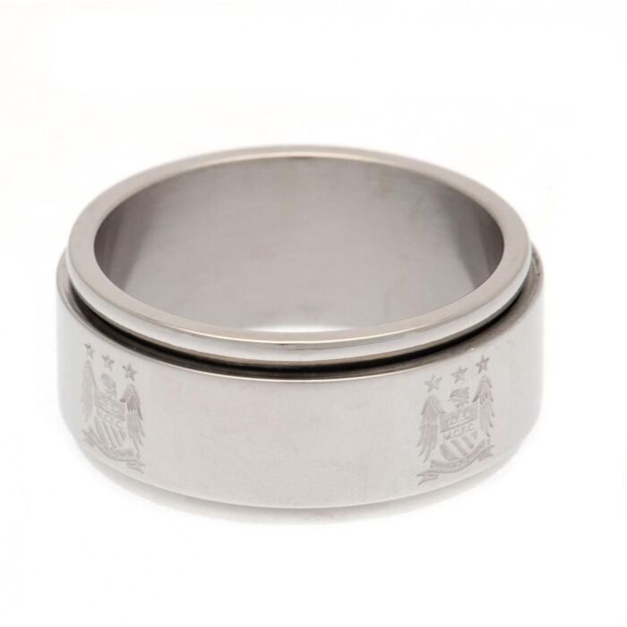 Manchester City Fc Spinner Ring Medium Ec