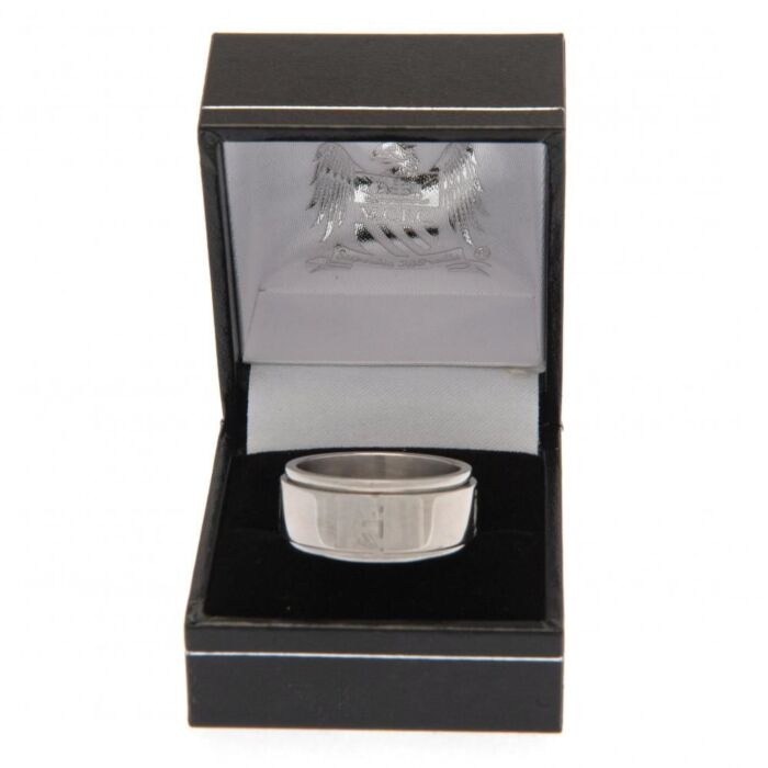 Manchester City Fc Spinner Ring Medium Ec