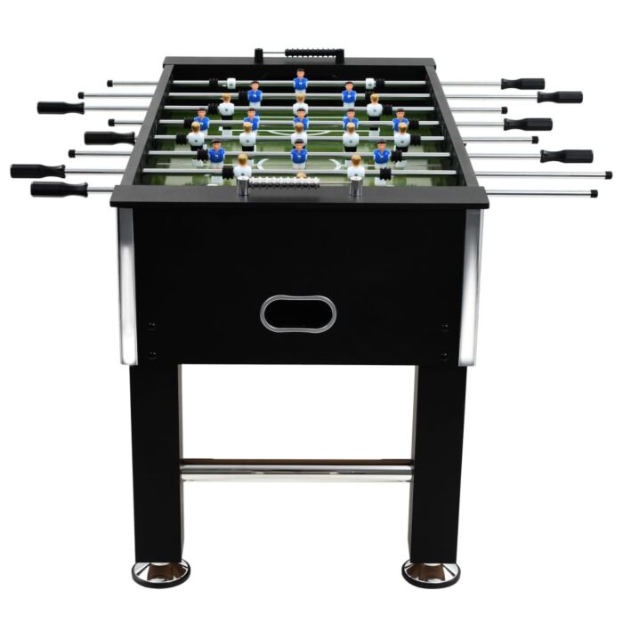 Vidaxl Football Table Steel 60 Kg 140x74.5x87.5 Cm Black